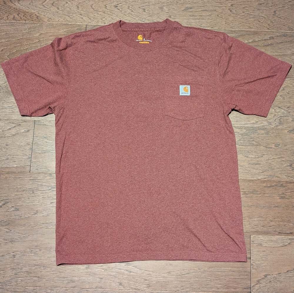 Men's Carhartt K87 Pocket T-Shirt - Medium Red